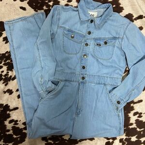 Lee Light Blue Denim Jumpsuit union all